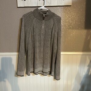 Tan Cable Knit Men's Sweater